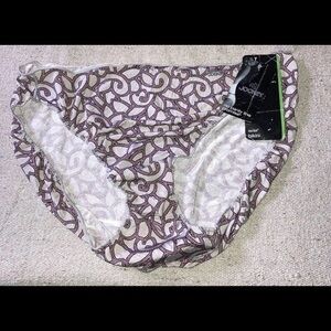 Vintage Jockey Bikini No Panty Line Promise Nylon Paisley Print Panties L New